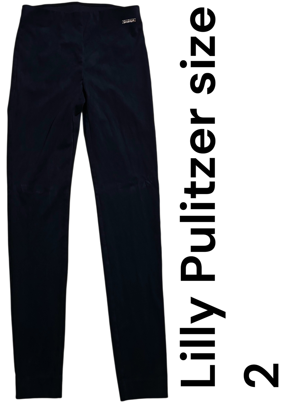 Lilly Pulitzer Black Slim Stretch Leggings